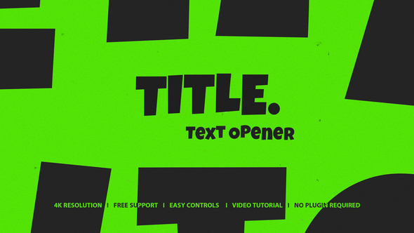 Photo of Title Text Opener – Videohive 58245870