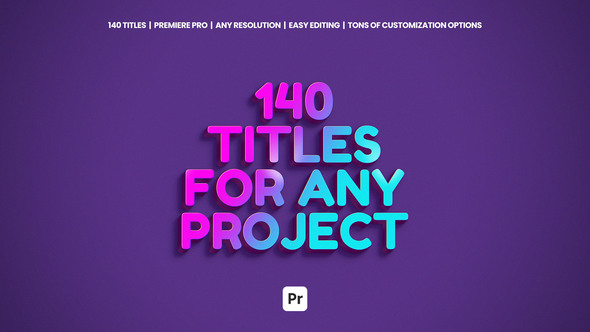 Photo of Titles For Premiere Pro – Videohive 57941777