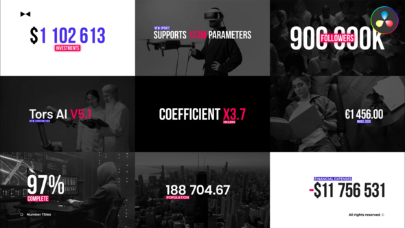Photo of Titles Numbers  DR – Videohive 58203098