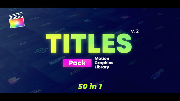 Photo of Titles Pack | Final Cut Pro – Videohive 57951289