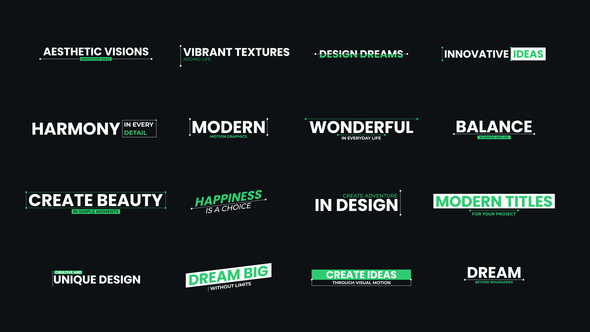Photo of Titles – Videohive 56785956
