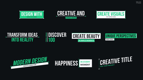 Photo of Titles – Videohive 57319159
