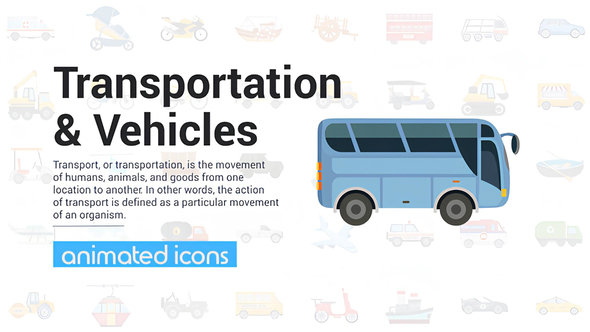 Photo of Transportation and Vehicles Icons – Videohive 57878474