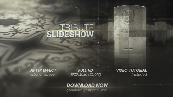 Photo of Tribute Slideshow  l  Memories Titles  l  History Promo – Videohive 25046215