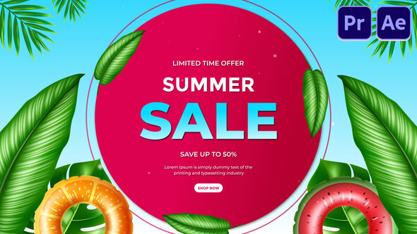 Photo of Tropical Summer Sale Intro – Videohive 56993928
