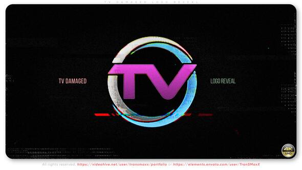 Photo of TV Damaged Logo Reveal – Videohive 57942279