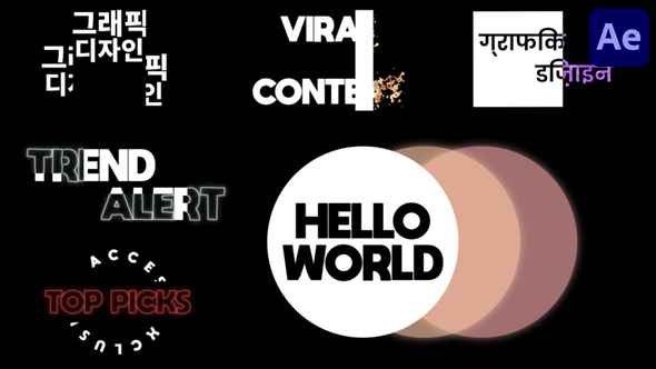 Photo of Typography Titles | After Effects – Videohive 58257058