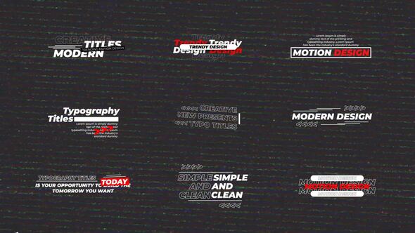 Photo of Typography Titles | MOGRT – Videohive 58029802