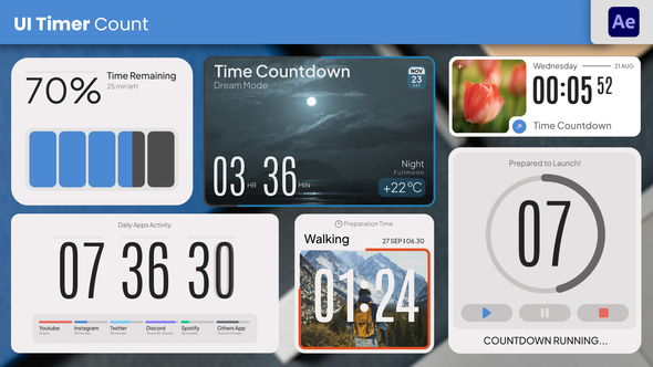 Photo of UI Countdown Timer – Videohive 57874554