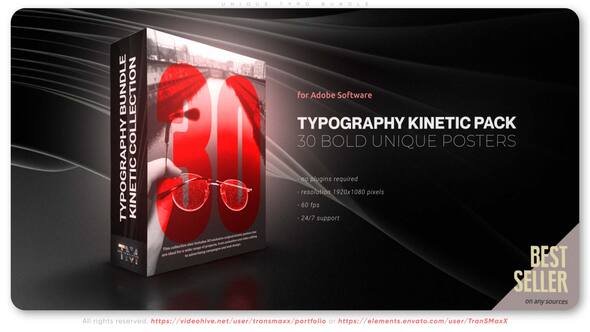 Photo of Unique Typo Bundle – Videohive 58145788