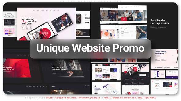 Photo of Unique Website Promo – Videohive 33705871