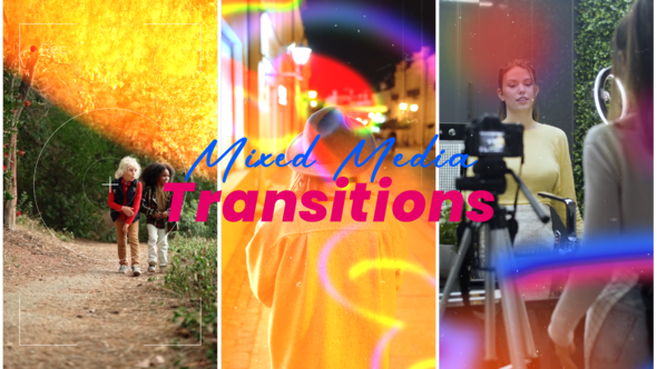 Photo of Vertical Film Burn Transitions – Videohive 58070115