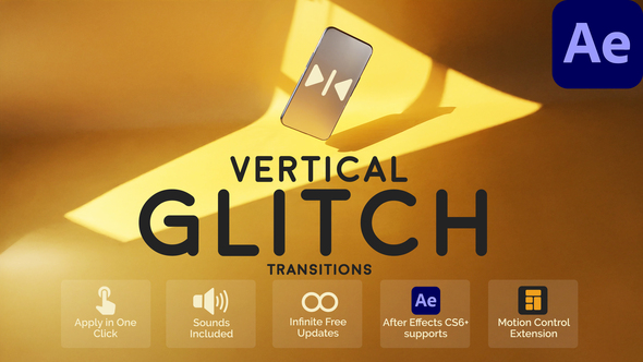 Photo of Vertical Glitch Transitions – Videohive 57702356