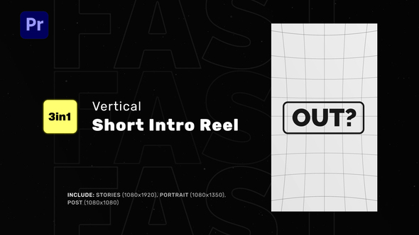 Photo of Vertical Short Intro Reel for Premiere Pro – Videohive 58064095