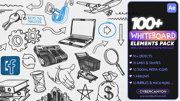 Photo of Whiteboard Elements Pack – Videohive 57954767