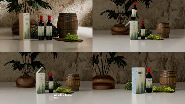 Photo of Wine Bottle mockup – Videohive 57742748