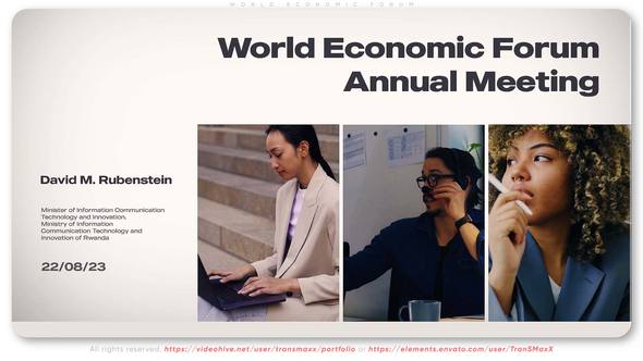 Photo of World Economic Forum – Videohive 46162778