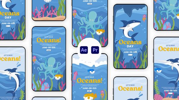 Photo of World Oceans Day Instagram Story – Videohive 57892568