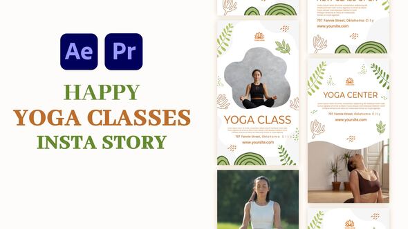 Photo of Yoga classes Instagram Story – Videohive 58030441
