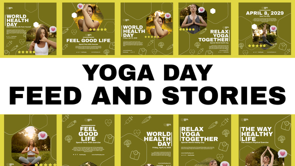 Photo of Yoga Day Feed and Stories Instagram – Videohive 57909295