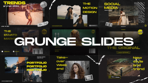 Photo of 10 Grunge Slides – Videohive 58385803