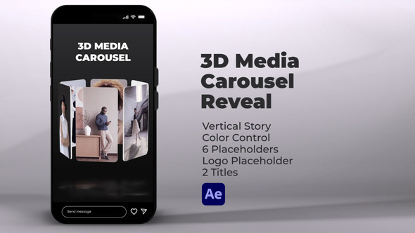 Photo of 3D Media Carousel Reveal for After Effects – Videohive 58296168