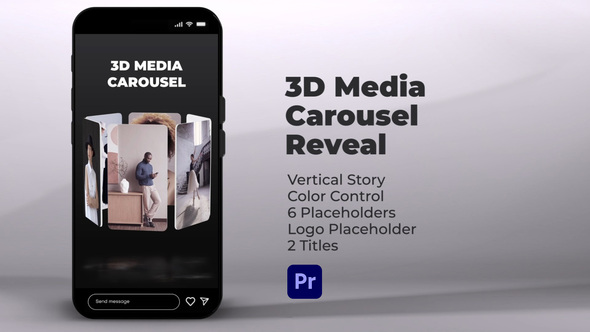 Photo of 3D Media Carousel Reveal for Premiere Pro – Videohive 58312459