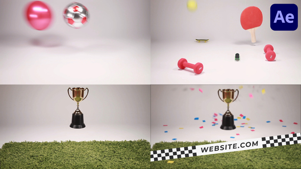 Photo of 3D Sport Attributes Scene for After Effects – Videohive 58307192