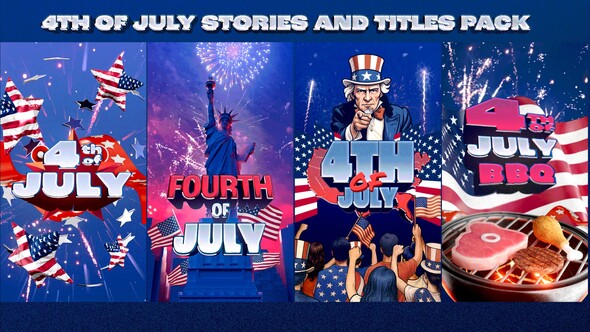 Photo of 4th of July Titles and Stories Pack – Videohive 58656607