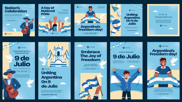 Photo of 9 De Julio Feed and Stories Instagram – Videohive 58579063