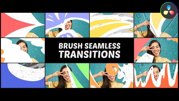 Photo of Abstract Brush Seamless Transitions for DaVinci Resolve – Videohive 58341749