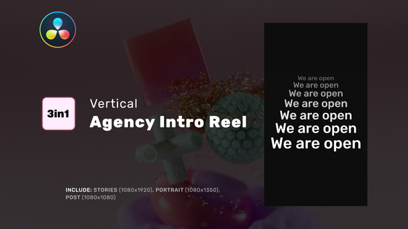 Photo of Agency Intro Reel for DaVinci Resolve – Videohive 58454993