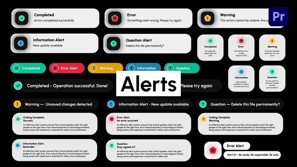 Photo of Alerts – Videohive 58544315