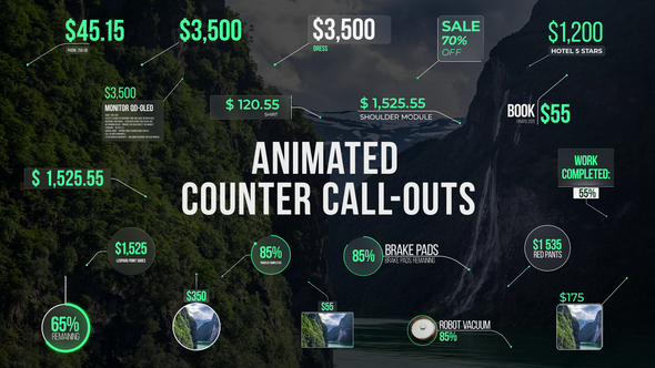 Photo of Animated Counter Call-Outs – Videohive 58612155