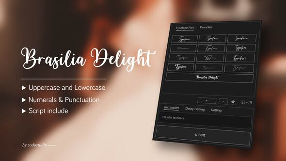 Photo of Animated Typeface – Brasilia Delight – Videohive 58361955