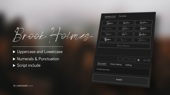 Photo of Animated Typeface – Brook Holmes – Videohive 58361958