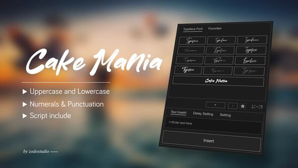 Photo of Animated Typeface – Cake Mania – Videohive 58371636