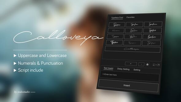 Photo of Animated Typeface – Calloveya – Videohive 58464346