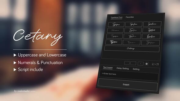 Photo of Animated Typeface – Cetary – Videohive 58603658