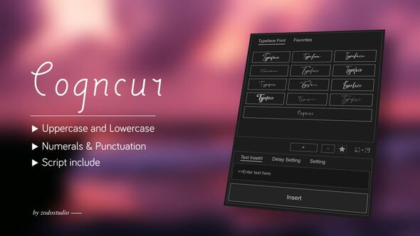 Photo of Animated Typeface – Cogncur – Videohive 58466693