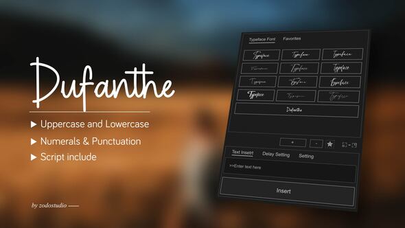 Photo of Animated Typeface – Dufanthe – Videohive 58579101