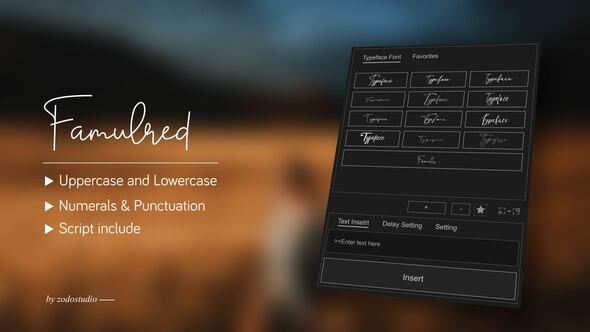 Photo of Animated Typeface – Famulred – Videohive 58639636