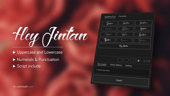 Photo of Animated Typeface – Hey Jintan – Videohive 58710372