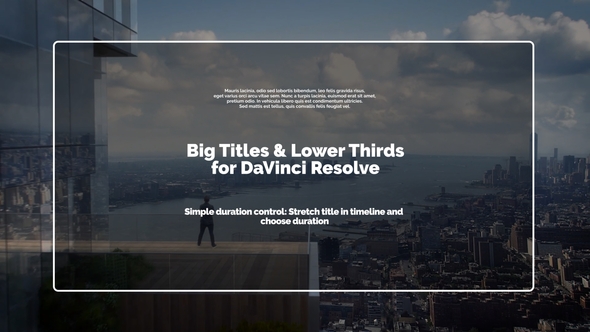Photo of Big Lower Thirds & Titles II Davinci Resolve – Videohive 58327690