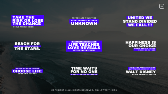 Photo of Big Lower Thirds – Videohive 58330653