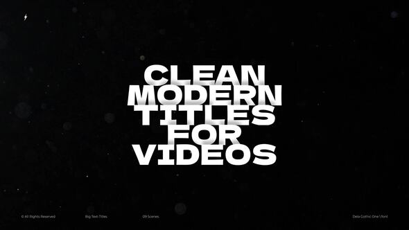 Photo of Big Text-Titles | After Effects – Videohive 58501057