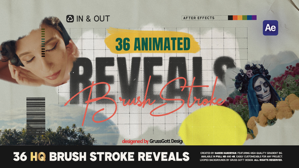 Photo of Brush Stroke Reveals – Videohive 58447146