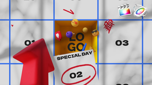 Photo of Calendar Pop Logo Unveil – Videohive 58710935