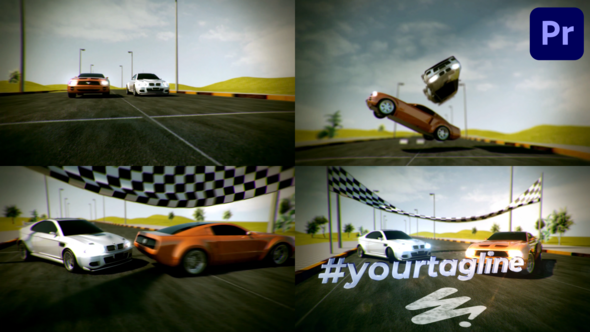 Photo of Cars Racing Logo Sting for Premiere Pro – Videohive 58341850