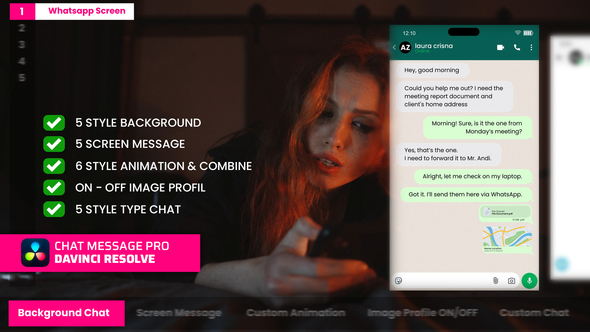Photo of Chat Message Pro Davinci Resolve – Videohive 58647655